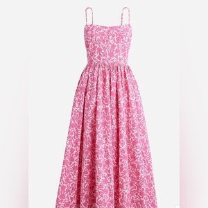 J. Crew Floral Poplin dress